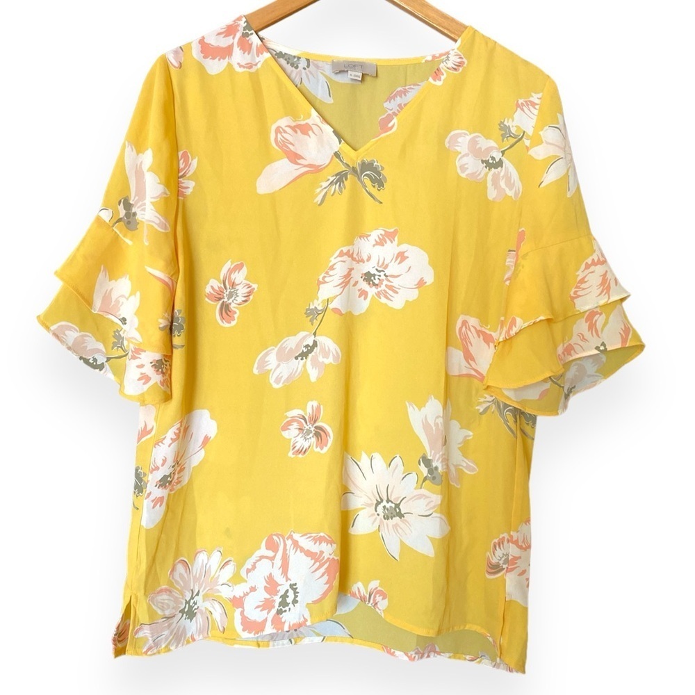Yellow Loft Floral Blouse